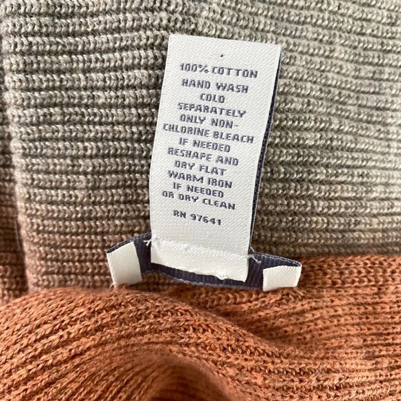 J. Jill Pure Poncho Sweater Women's One Size Cotton Multicolored FS-1130 - Picture 9 of 9